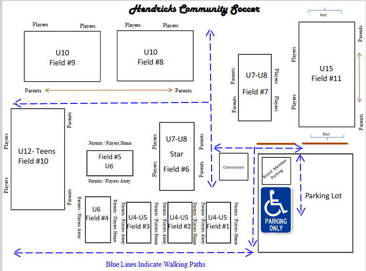 Fall Soccer Field Layout